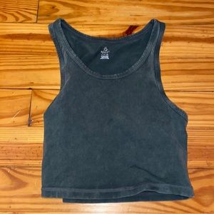 aerie/ offline cropped green tank